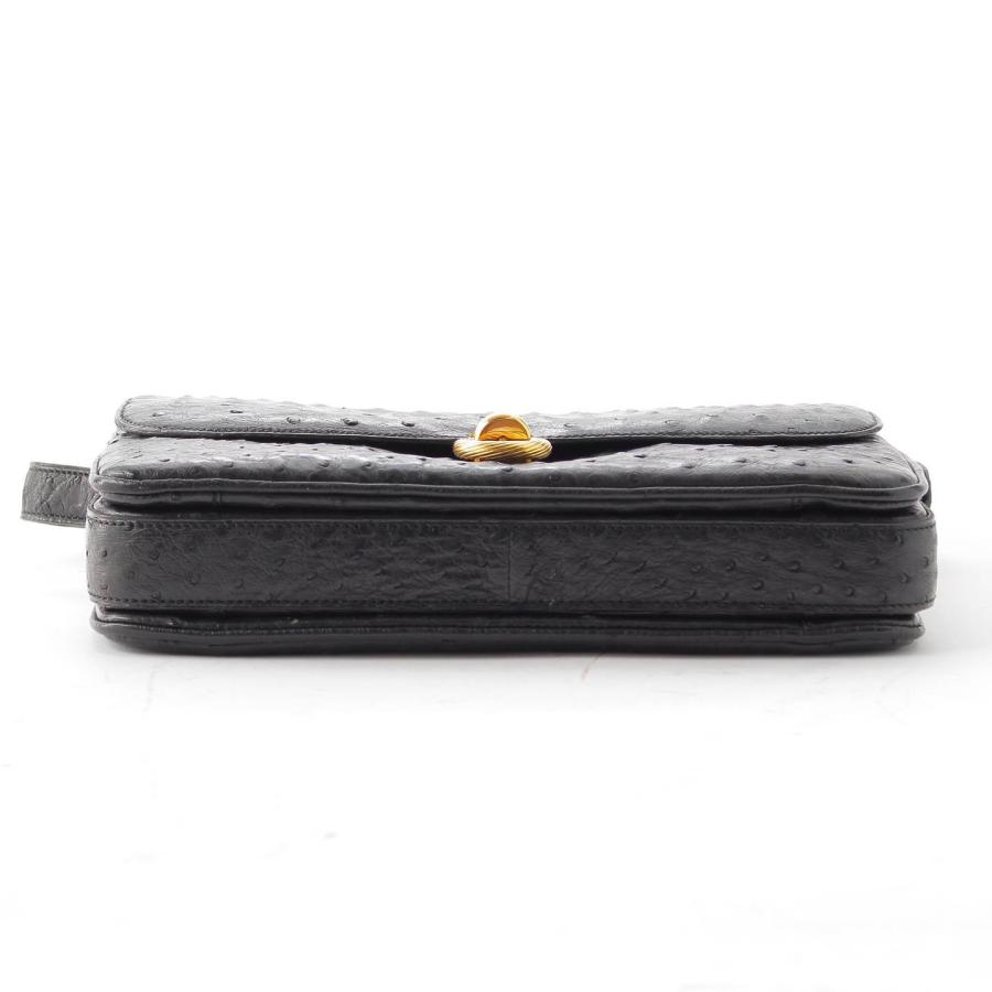 モラビト】MORABITO オーストリッチ ゴールド金具 2way ショルダー 