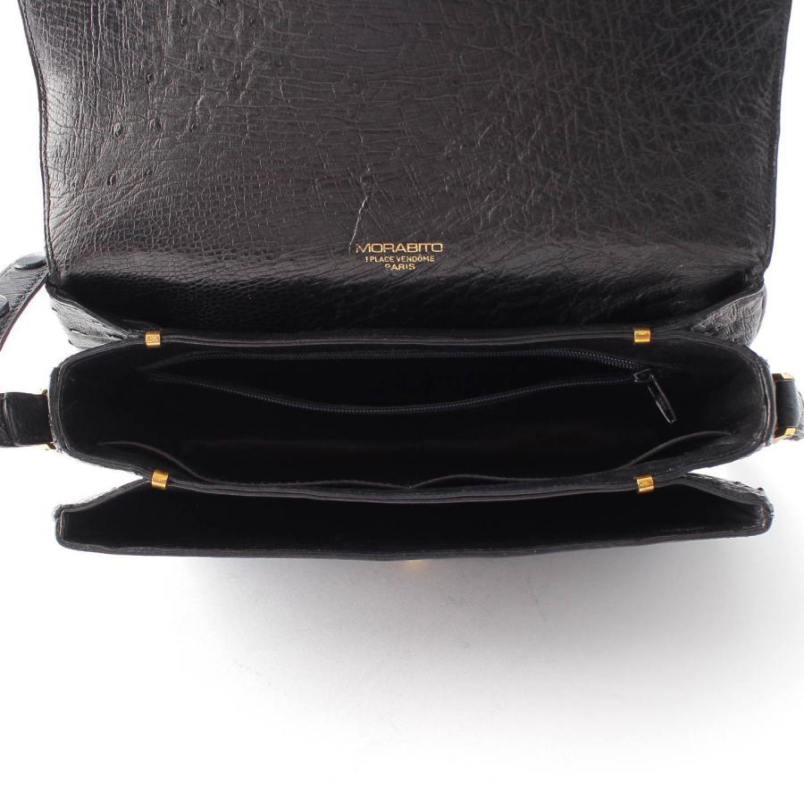 モラビト】MORABITO オーストリッチ ゴールド金具 2way ショルダー 