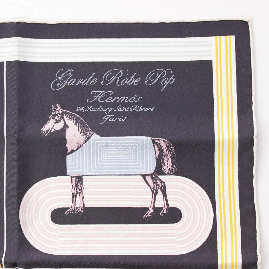 HERMES 【エルメス】Hermes カレ45 シルク ガルドローブポップ Garde 