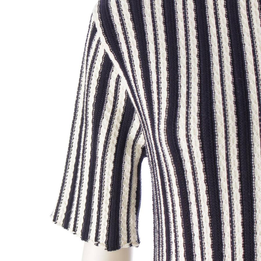 ジルサンダー】Jil Sander 22SS 半袖 ストライプ サイドスリット  