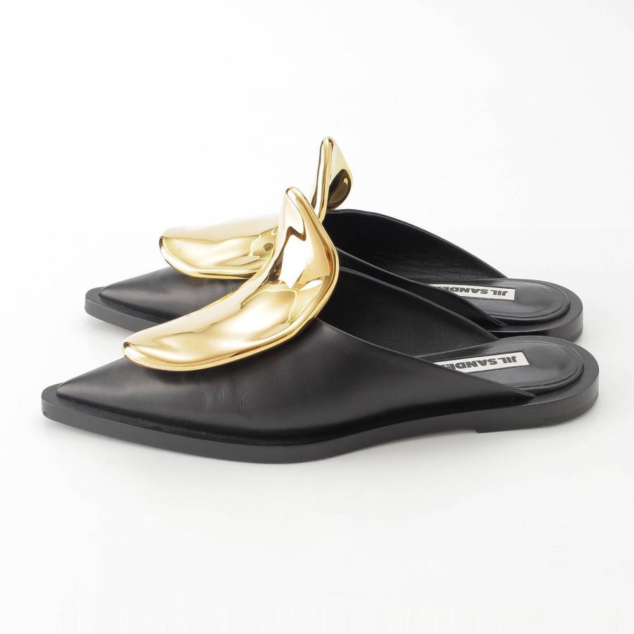 JIL SANDER 【ジルサンダー】Jil Sander メタルプレート レザー JIL SANDER 【ジルサンダー】Jil Sander メタルプレート レザー