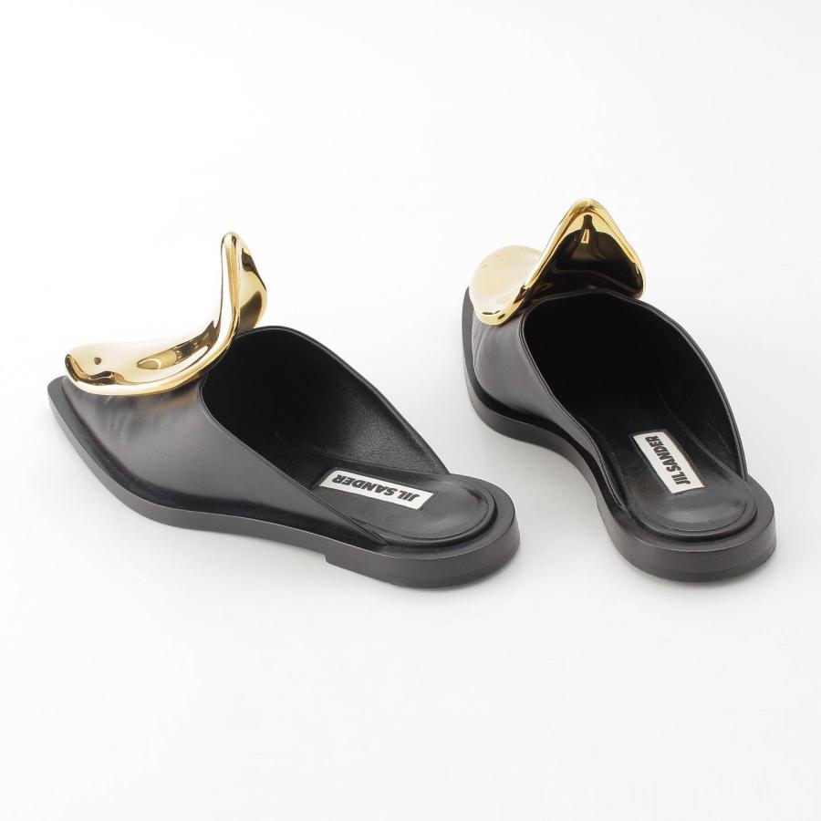 JIL SANDER 【ジルサンダー】Jil Sander メタルプレート レザー JIL SANDER 【ジルサンダー】Jil Sander メタルプレート レザー