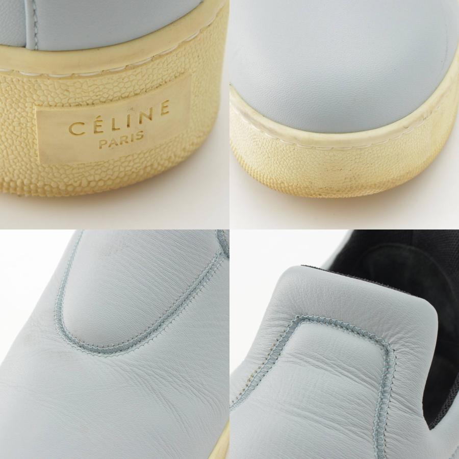 CELINE 【セリーヌ】Celine メンズ レザー厚底 プルオン スニーカー  