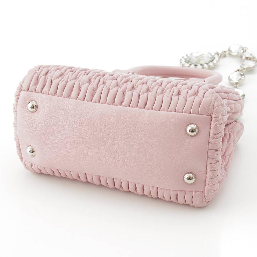 miu 【ミュウミュウ】Miu Miu マテラッセ ロゴ ナッパクリスタル miu 【ミュウミュウ】Miu Miu マテラッセ ロゴ ナッパクリスタル
