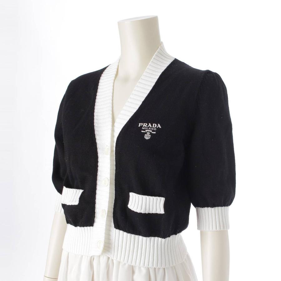 PRADA 【プラダ】Prada 22年 ロゴ クロップド コットン ニット PRADA 【プラダ】Prada 22年 ロゴ クロップド コットン ニット