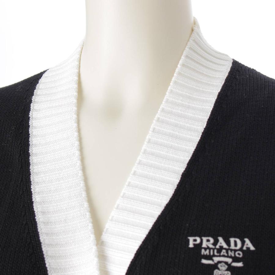 PRADA 【プラダ】Prada 22年 ロゴ クロップド コットン ニット PRADA 【プラダ】Prada 22年 ロゴ クロップド コットン ニット