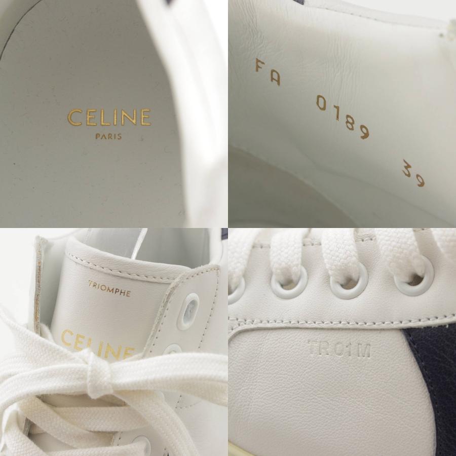 CELINE 【セリーヌ】Celine TRIOMPHE トリオンフ レザー ハイカット 
