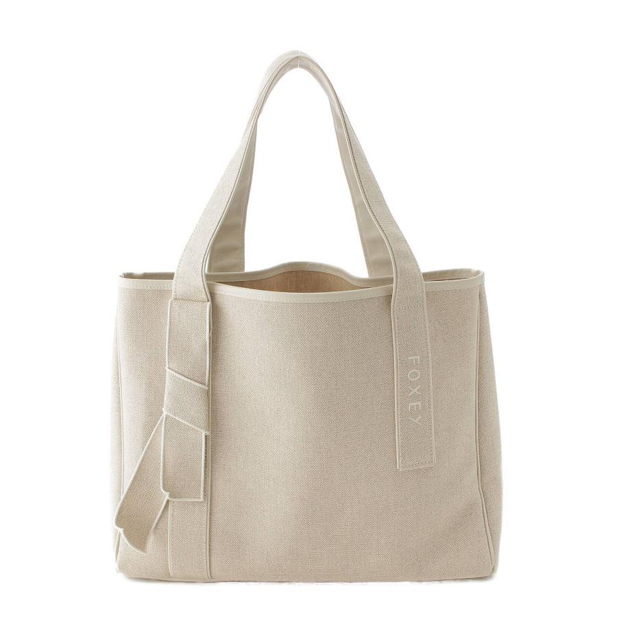 FOXEY 【フォクシー】Foxey Anytime Tote キャンバス×レザー FOXEY 【フォクシー】Foxey Anytime Tote キャンバス×レザー