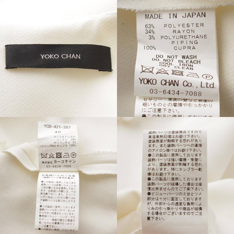 YOKO CHAN 【ヨーコチャン】YOKO CHAN パール バックファスナー YOKO CHAN 【ヨーコチャン】YOKO CHAN パール バックファスナー