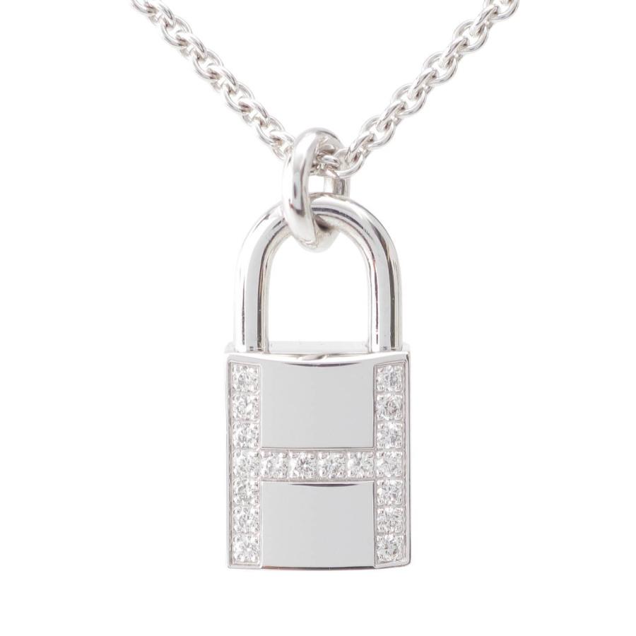 エルメス】Hermes ケリー カデナ ダイヤ ネックレス ペンダント 750WG 