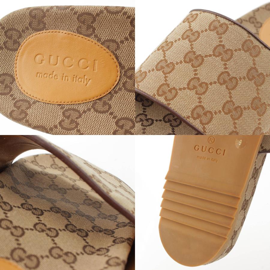 GUCCI 【グッチ】Gucci メンズ GGキャンバス ジャンボ スライド 