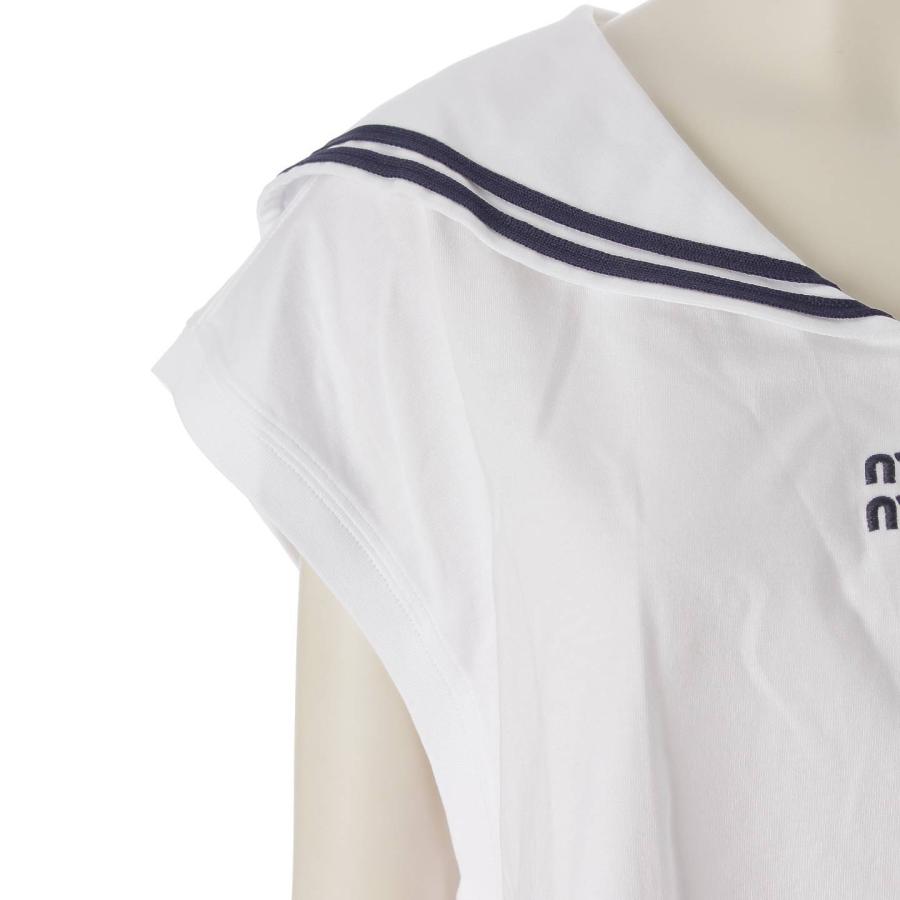miu 【ミュウミュウ】Miu Miu 23年 セーラーカラー コットン miu 【ミュウミュウ】Miu Miu 23年 セーラーカラー コットン