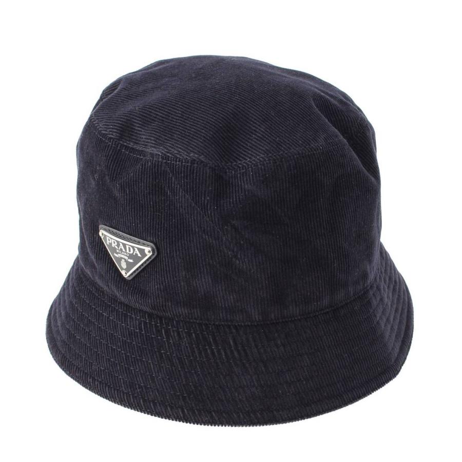 PRADA コーデュロイバケットハットXL