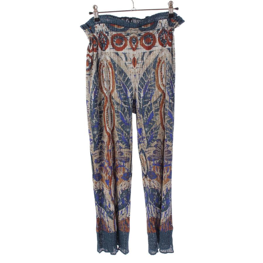 PLEATS PLEASE/プリーツプリーズ】総柄マルチカラーパンツ