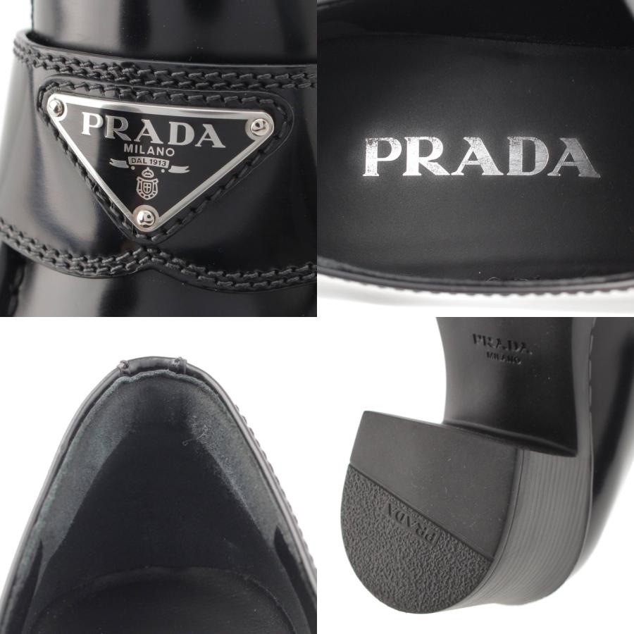 PRADA 【プラダ】Prada 三角ロゴ チョコレート ブラッシュド PRADA 【プラダ】Prada 三角ロゴ チョコレート ブラッシュド