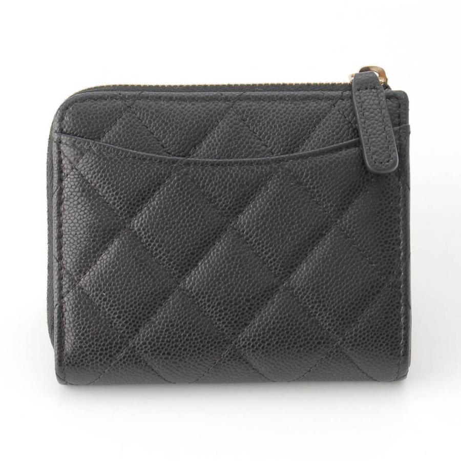 CHANEL（シャネル） 【シャネル】Chanel マトラッセ キャビアスキン フラグメントケース コイン カード AP3999 ブラック ...