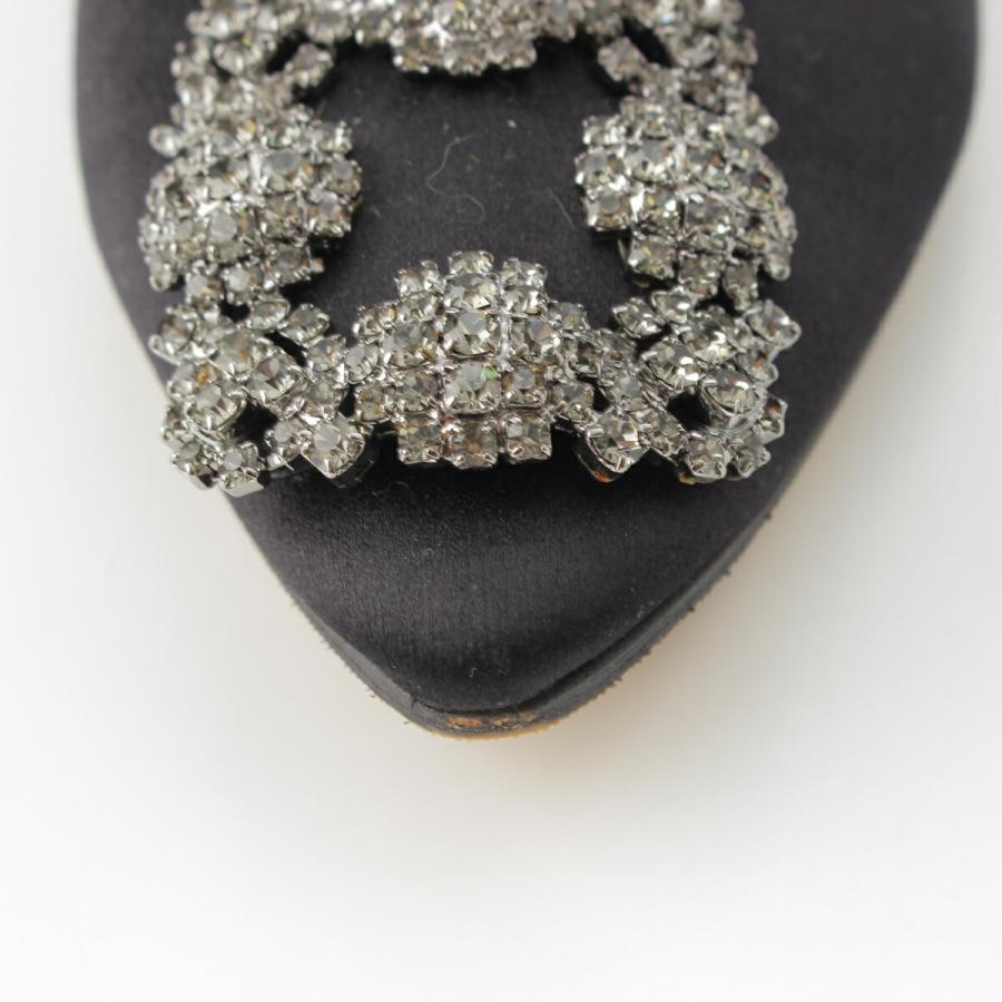MANOLO BLAHNIK マロノブラニク ハンギシ サテン ビジュー MANOLO BLAHNIK マロノブラニク ハンギシ サテン ビジュー