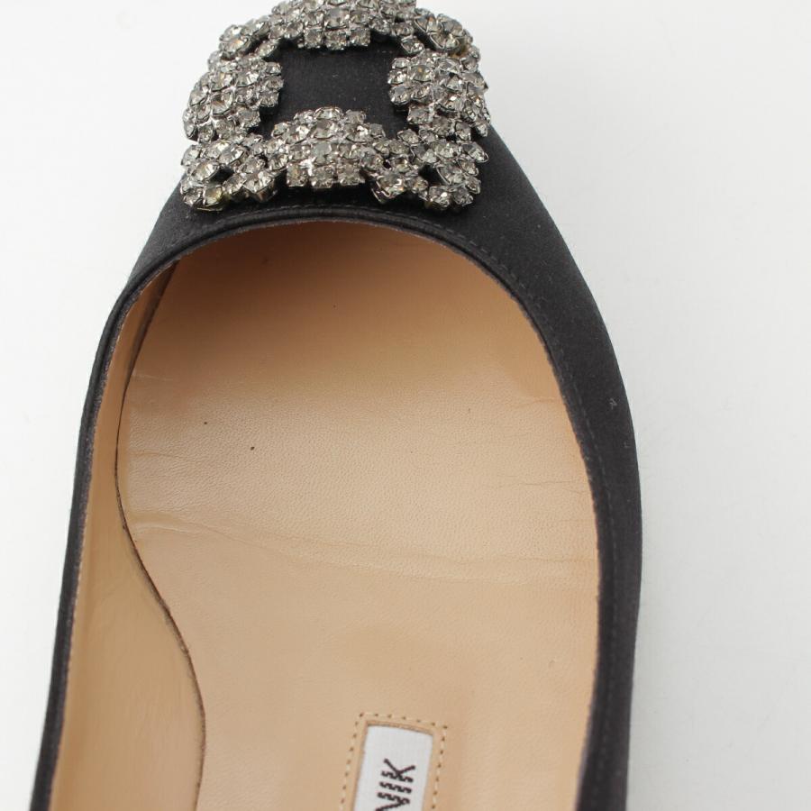 MANOLO BLAHNIK マロノブラニク ハンギシ サテン ビジュー MANOLO BLAHNIK マロノブラニク ハンギシ サテン ビジュー