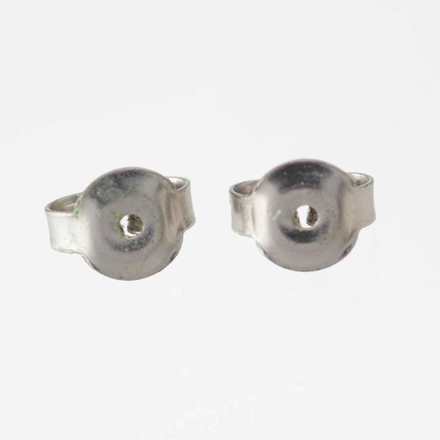 CHANEL シャネル 00A メタル バイカラー ラウンド ピアス イヤリング  