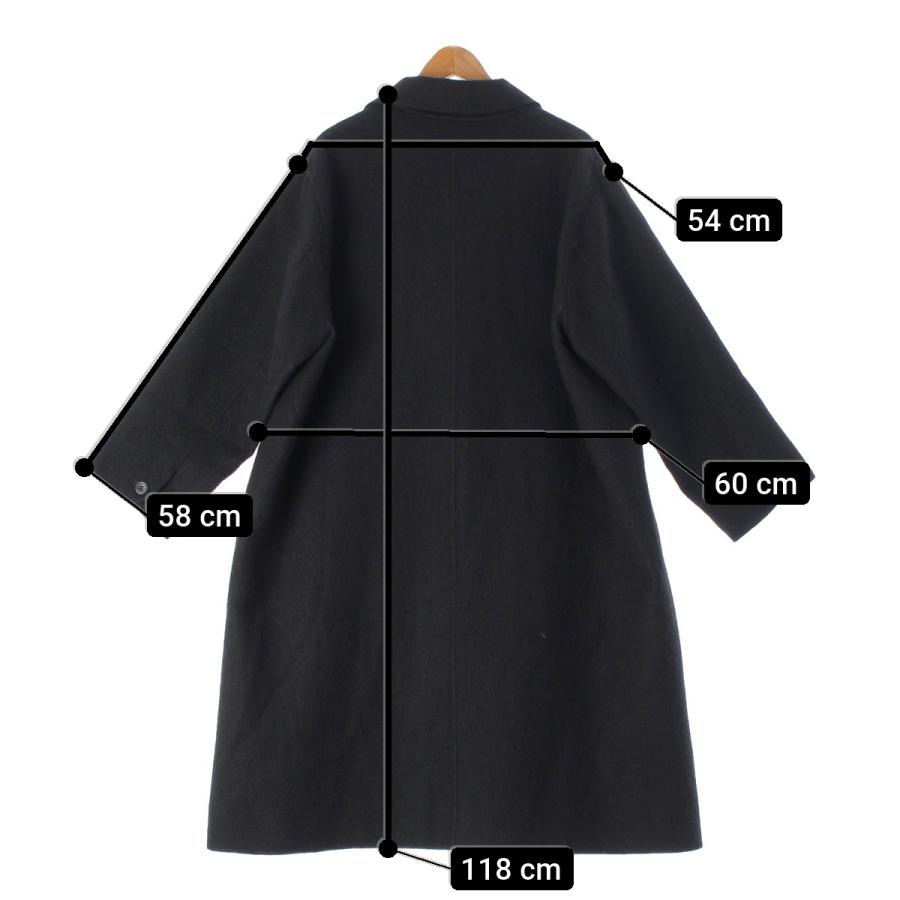 ISSEY MIYAKE / コート/S/ウール/GRN/無地/IM63-FA106 ISSEY MIYAKE イッセイミヤケ ウール オーバーサイズ チェスター