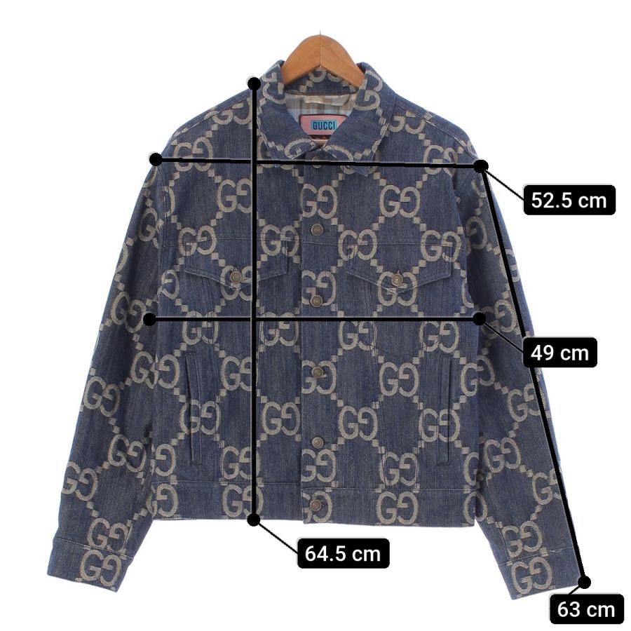 GUCCI グッチ コットンデニム GGジャガード 総柄 デニム GUCCI グッチ コットンデニム GGジャガード 総柄 デニム