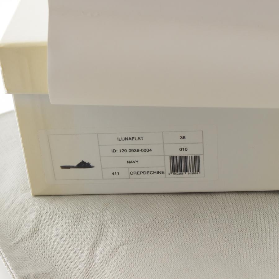 MANOLO BLAHNIK マノロブラニク ILUNAFLAT ビジューバックル フラット  