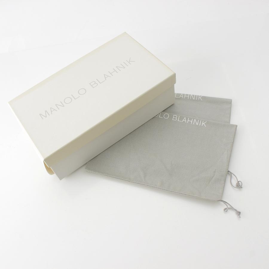 MANOLO BLAHNIK マノロブラニク ILUNAFLAT ビジューバックル フラット  