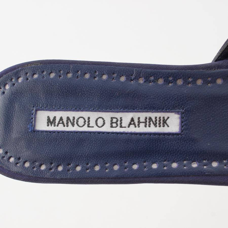MANOLO BLAHNIK マノロブラニク ILUNAFLAT ビジューバックル フラット  