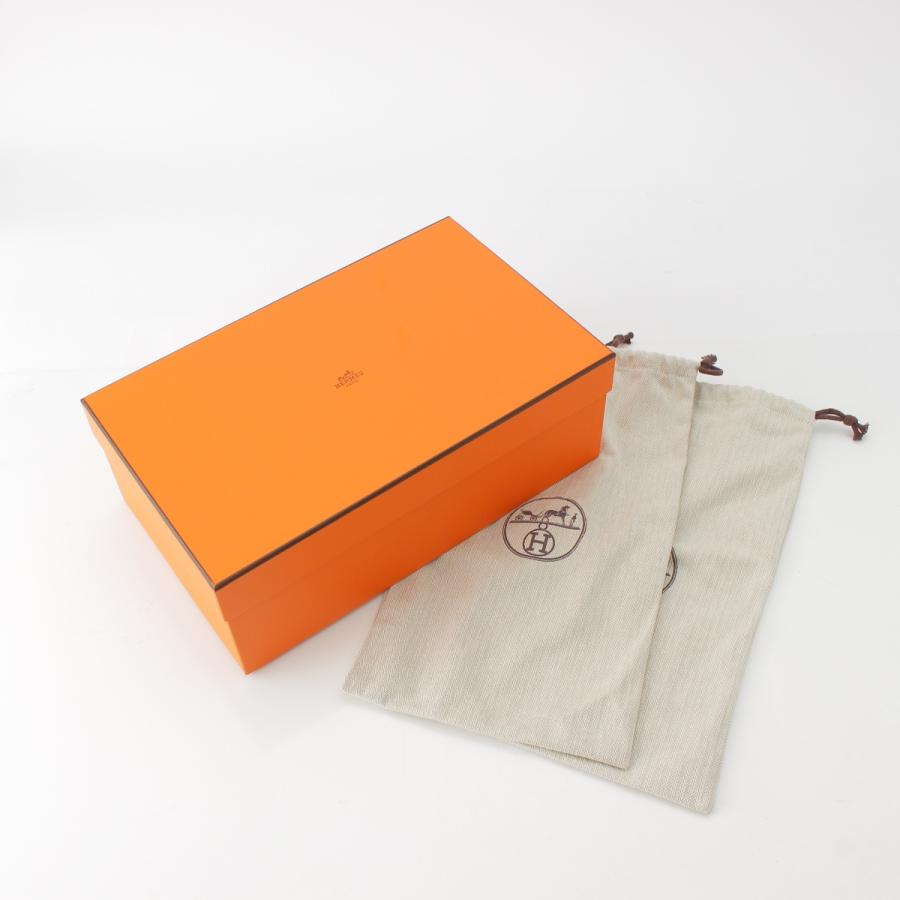 HERMES エルメス シプレ スエードレザー Hモチーフ フラット HERMES エルメス シプレ スエードレザー Hモチーフ フラット
