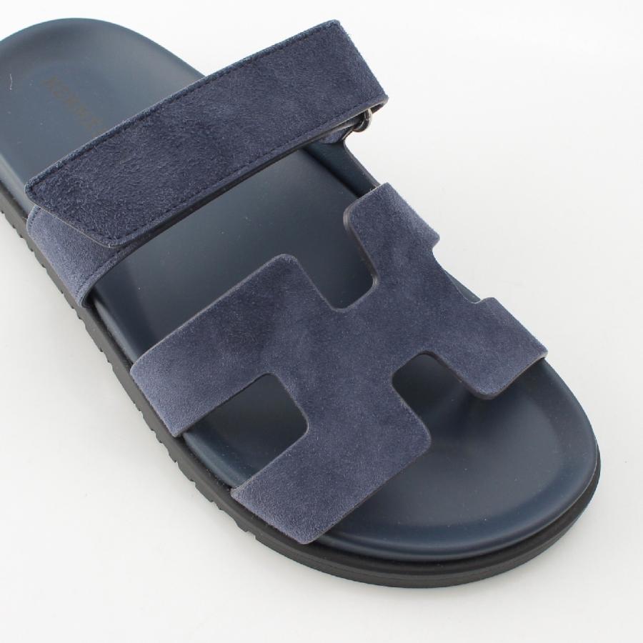 HERMES エルメス シプレ スエードレザー Hモチーフ フラット HERMES エルメス シプレ スエードレザー Hモチーフ フラット