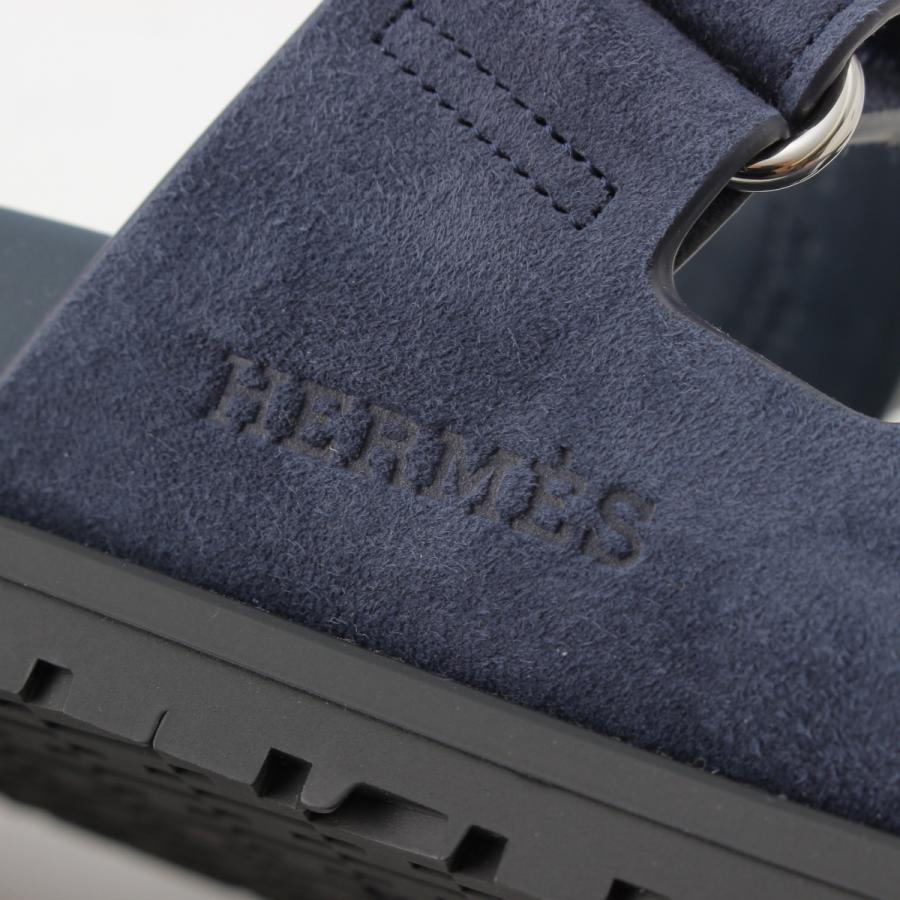 HERMES エルメス シプレ スエードレザー Hモチーフ フラット HERMES エルメス シプレ スエードレザー Hモチーフ フラット