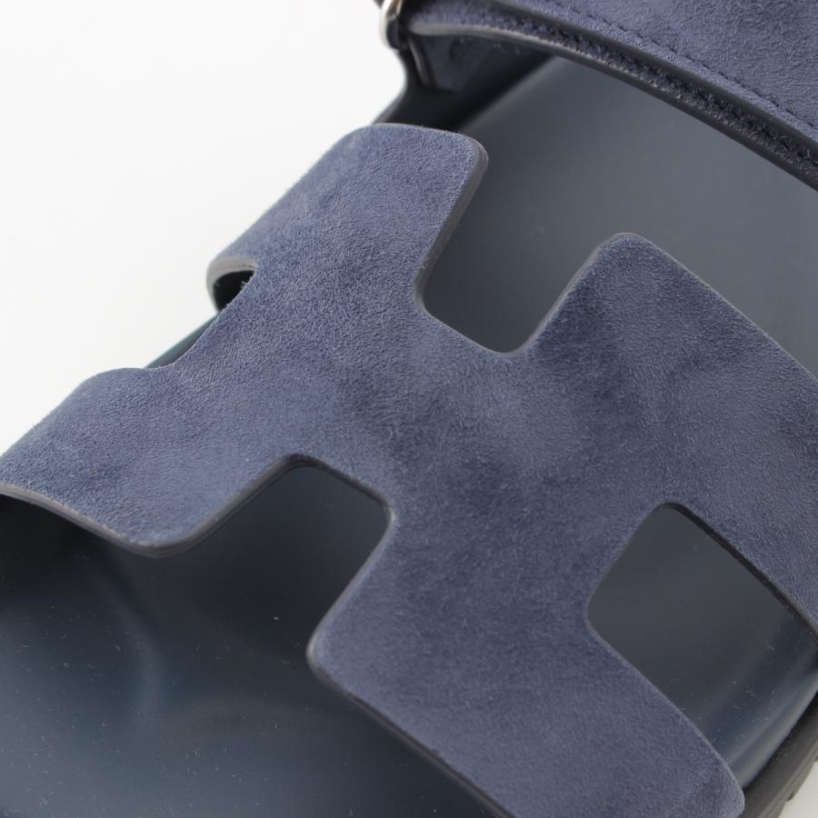 HERMES エルメス シプレ スエードレザー Hモチーフ フラット HERMES エルメス シプレ スエードレザー Hモチーフ フラット