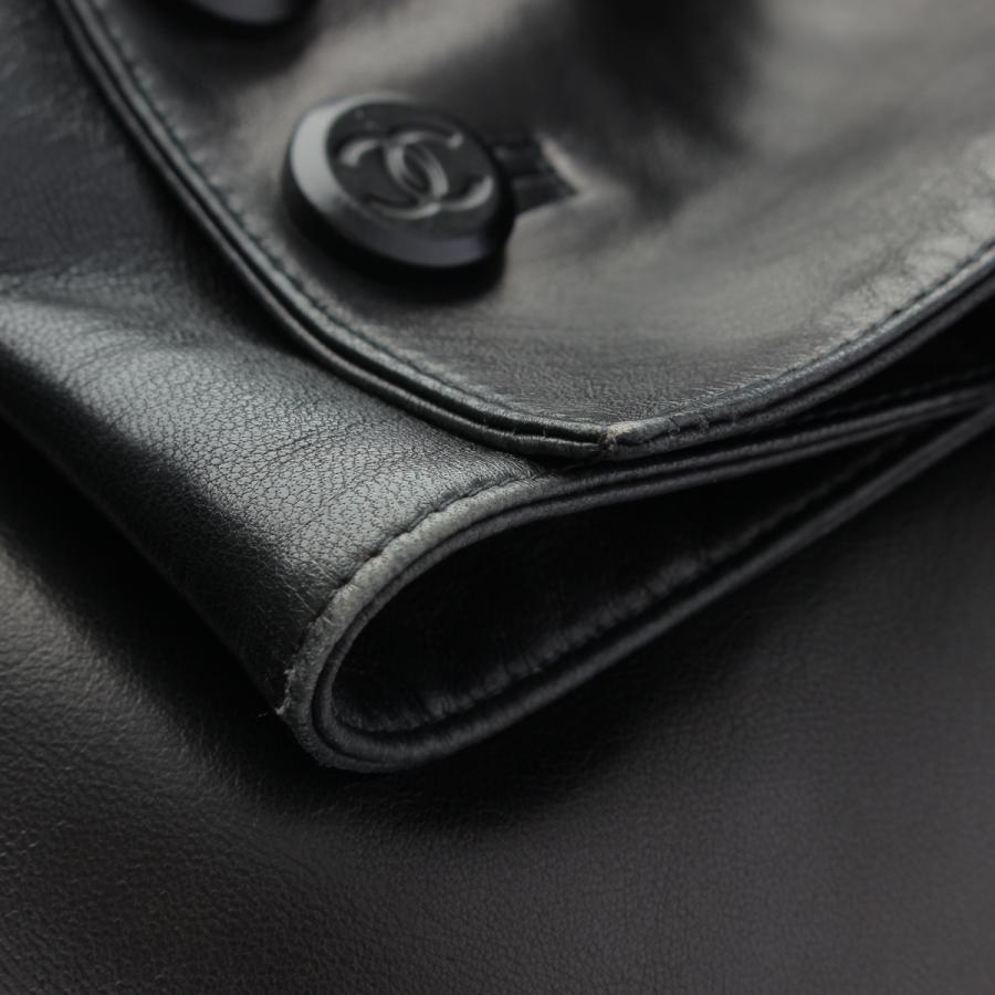 CHANEL シャネル 98A ラムスキン レザー ダブルブレスト テーラード  
