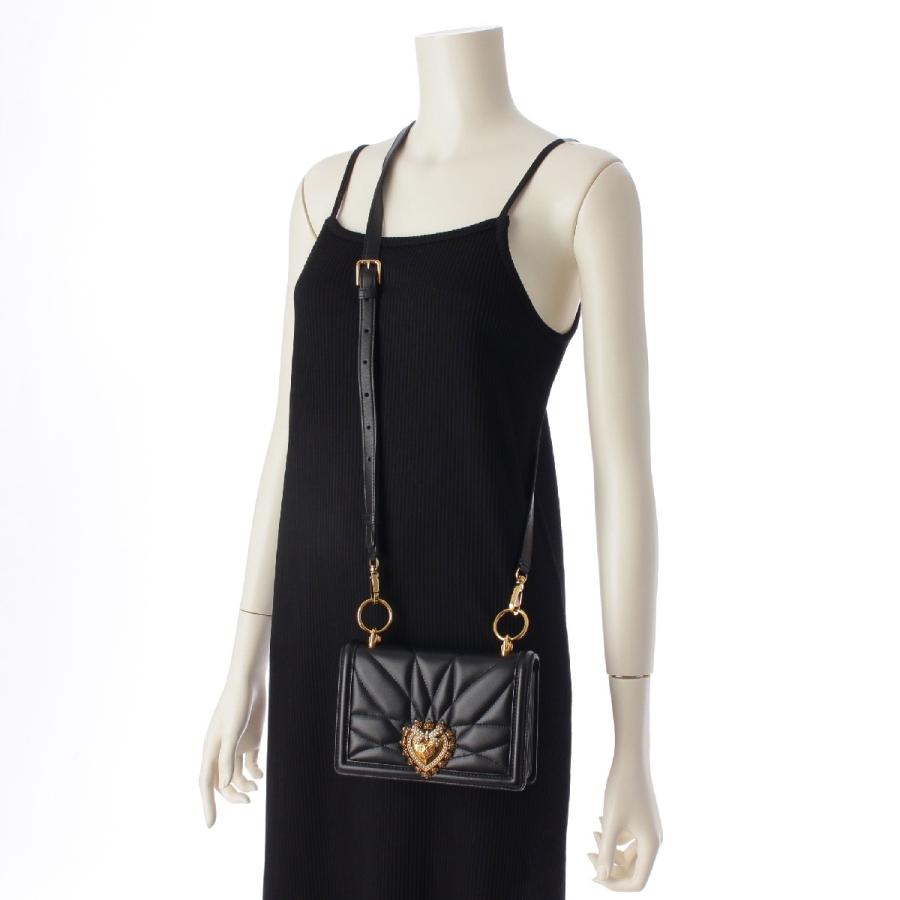DOLCE&GABBANA ドルチェアンドガッバーナ レザー ゴールド金具 ハート 