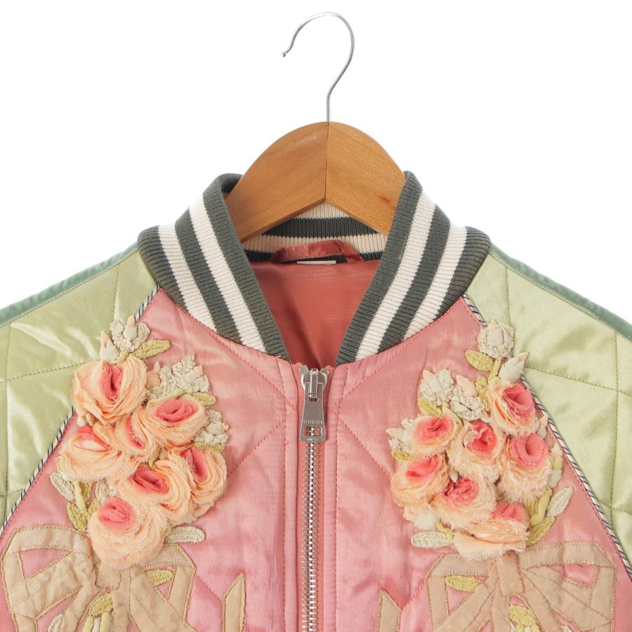 GUCCI グッチ 17AW サテン バック春画刺繍 パール ライン GUCCI グッチ 17AW サテン バック春画刺繍 パール ライン