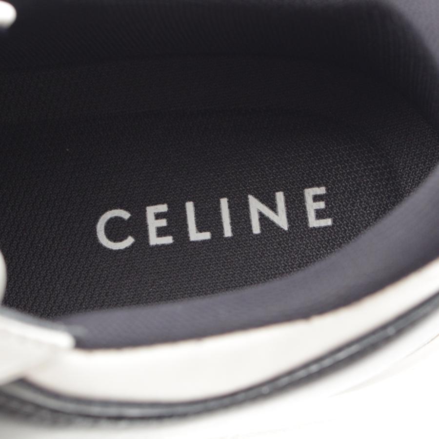 CELINE セリーヌ レザー ロゴ 厚底 ブロック スニーカー CELINE セリーヌ レザー ロゴ 厚底 ブロック スニーカー