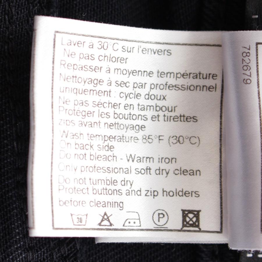 CHANEL シャネル 08A コットン ココボタン ペイント加工 デニムパンツ  