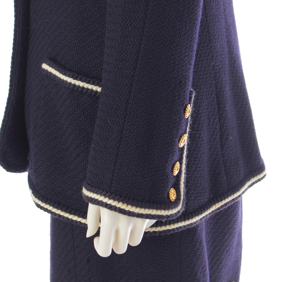 【高級】CHANEL シャネル スカート ココマークボタン シャネル CHANEL サイズ:44 ココマークボタン スカート スーツ