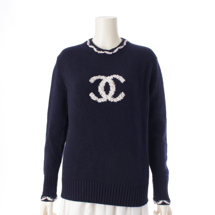 CHANEL（シャネル） 21P カシミヤ ココマーク プルオーバー ニット