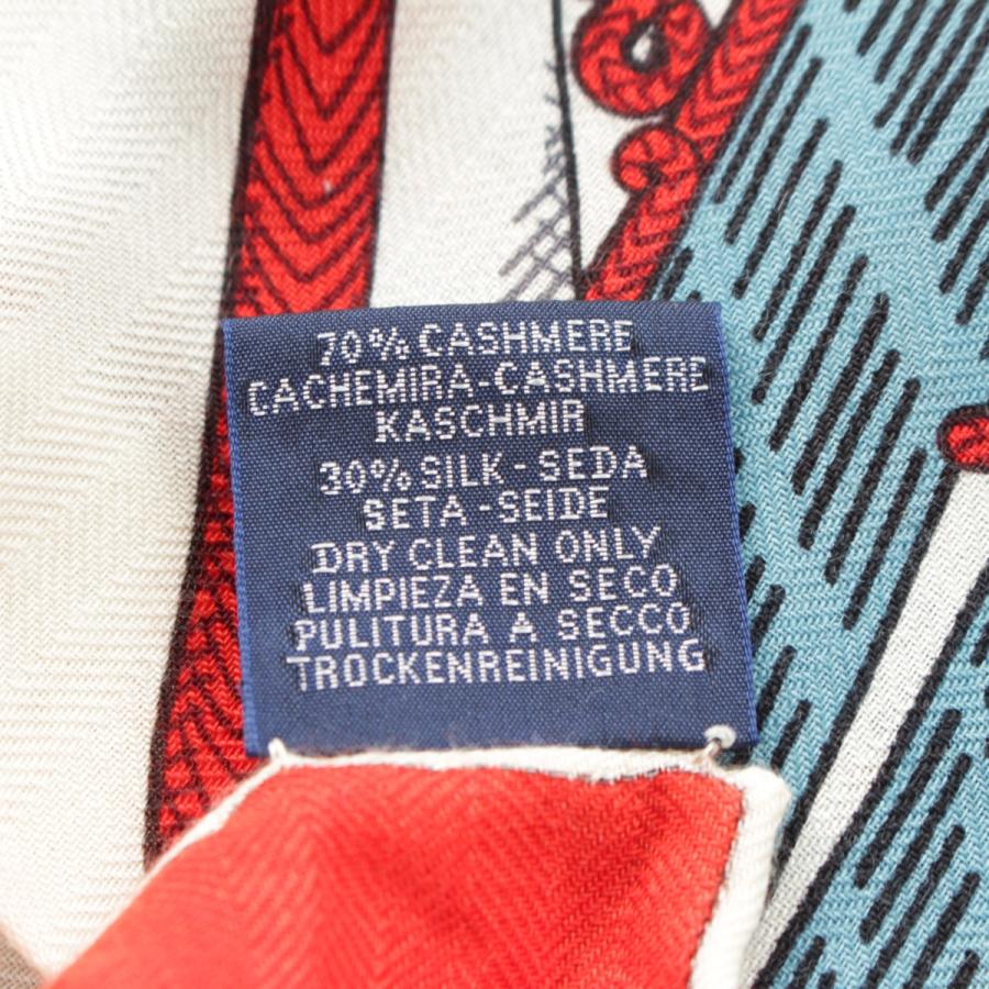 HERMES エルメス カレジェアン140 カシミヤ×シルク Zouaves et HERMES エルメス カレジェアン140 カシミヤ×シルク Zouaves et