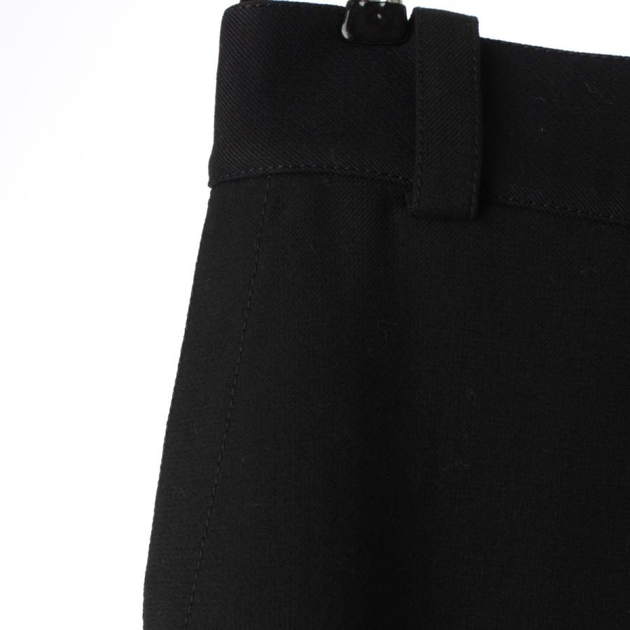CELINE セリーヌ ウール ラウンド ロング ヘム スカート 2 2V37  