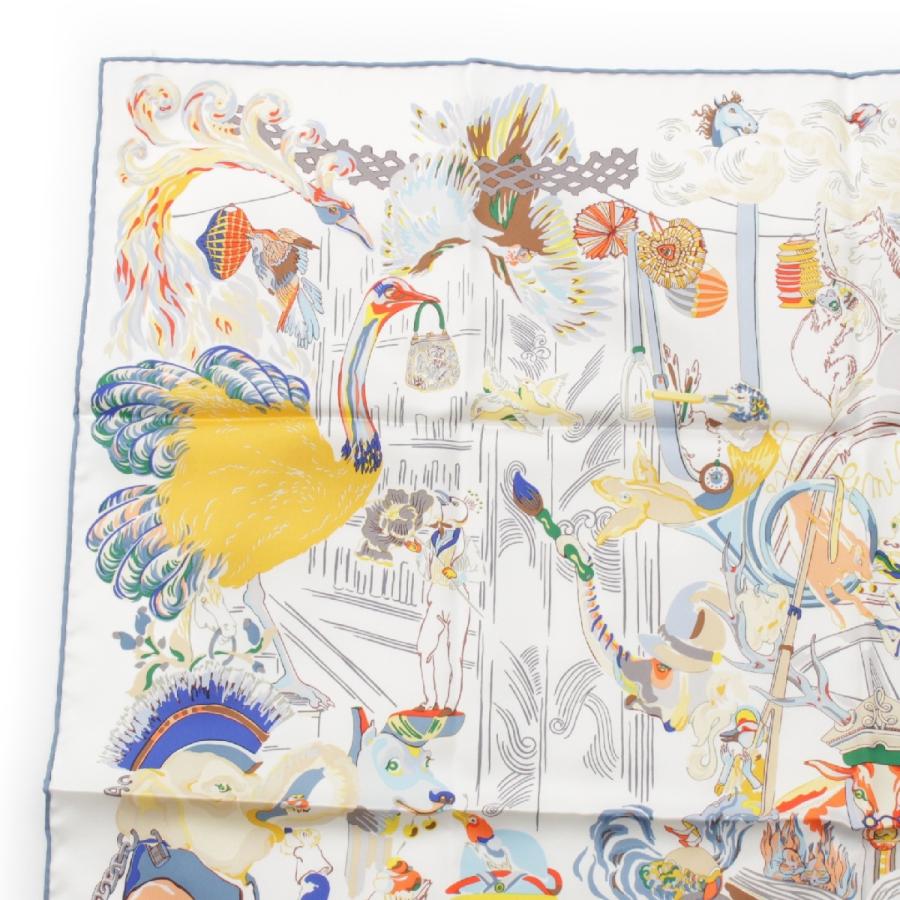 HERMES エルメス シルク カレ90 Emile et Une Nuit エミールの夜 HERMES エルメス シルク カレ90 Emile et Une Nuit エミールの夜