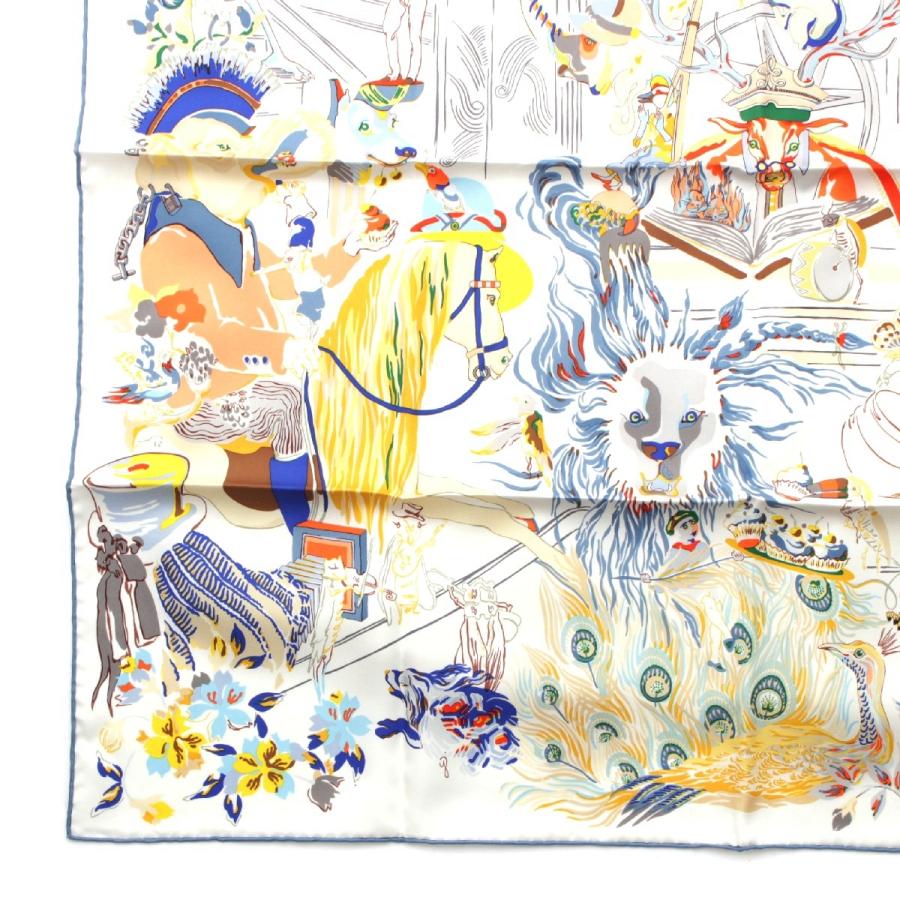 HERMES エルメス シルク カレ90 Emile et Une Nuit エミールの夜 HERMES エルメス シルク カレ90 Emile et Une Nuit エミールの夜