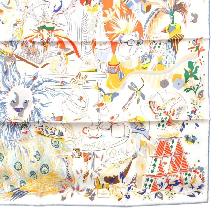 HERMES エルメス シルク カレ90 Emile et Une Nuit エミールの夜 HERMES エルメス シルク カレ90 Emile et Une Nuit エミールの夜