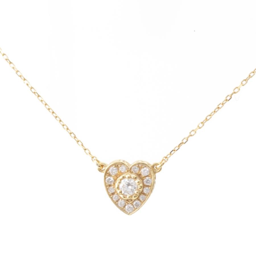 AHKAH（アーカー） ヴィーナハート ダイヤ 0.10ct ネックレス K18 