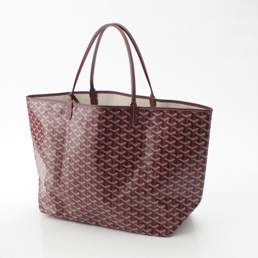 GOYARD ゴヤール PVC サンルイGM トートバッグ ボルドー【中古】 : www