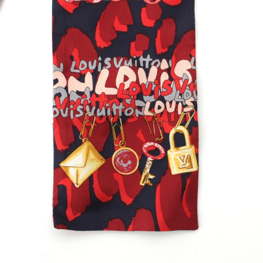 未使用級稀少品✨ルイヴィトン　LOUIS VUITTON スカーフ　鍵柄 LOUIS VUITTON（ルイ・ヴィトン） バンドー シルク モノグラム キー柄