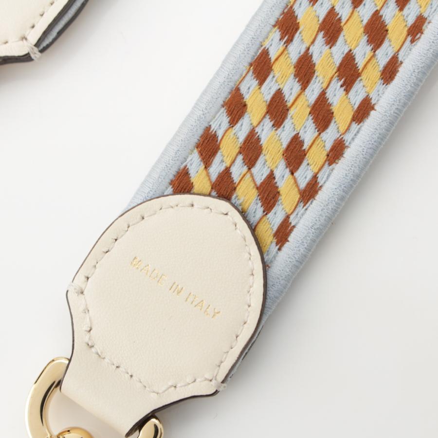 FENDI（フェンディ） ストラップユー レザー×キャンバス ロゴ バッグ用