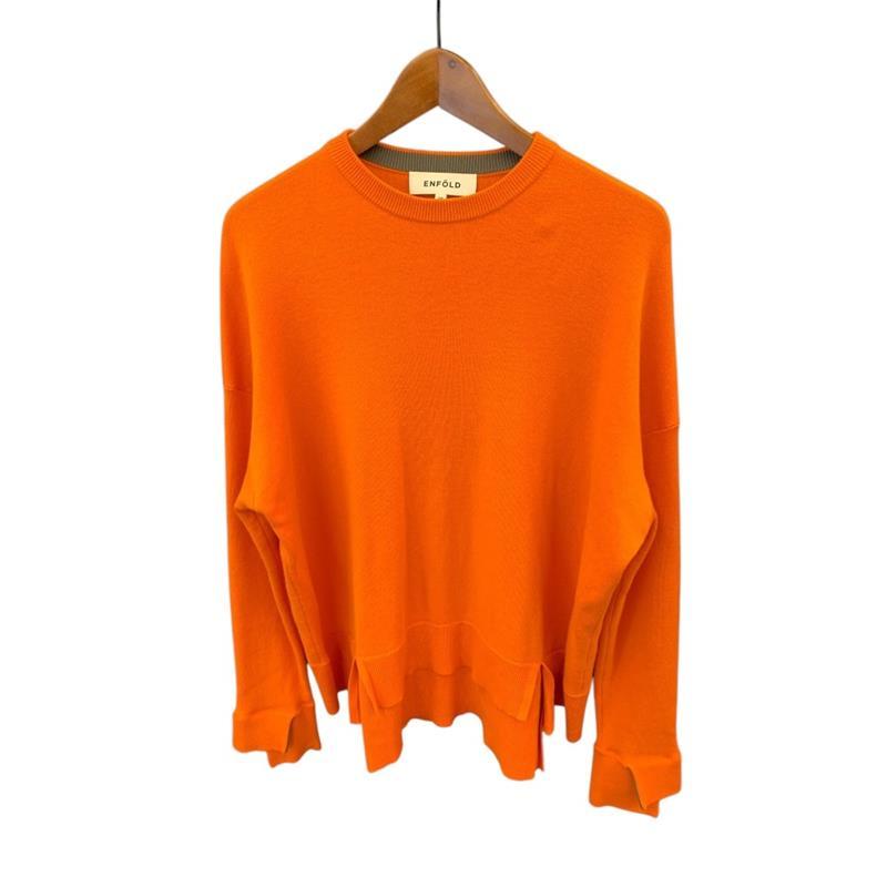 ENFÖLD オレンジ タートルネック セーター 38