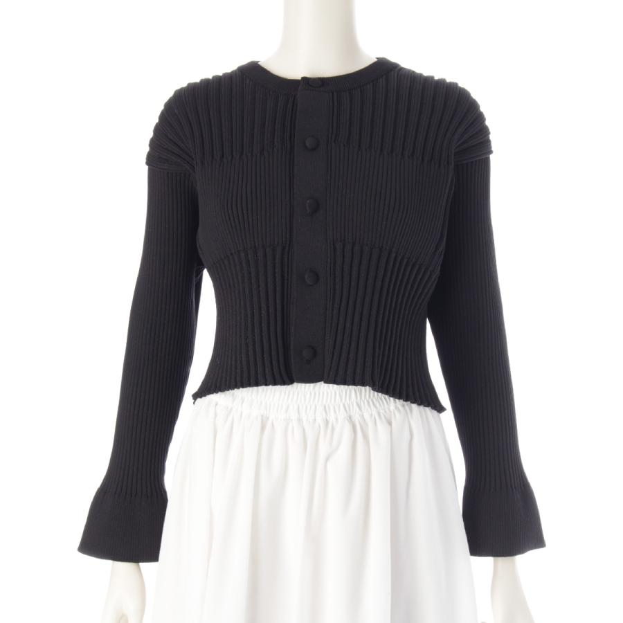 CFCL GLITTER COLLARLESS SHIRT CARDIGAN